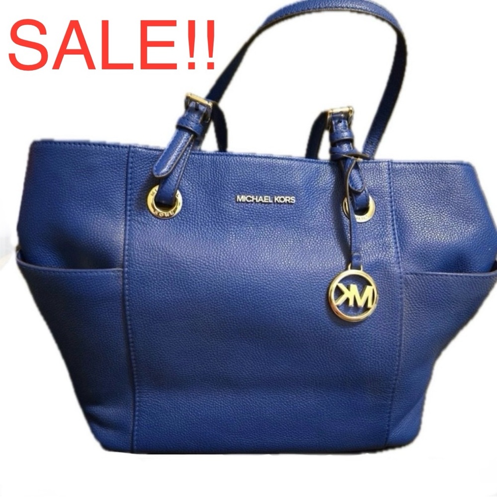 Large Blue Michael Kors Bag Tote